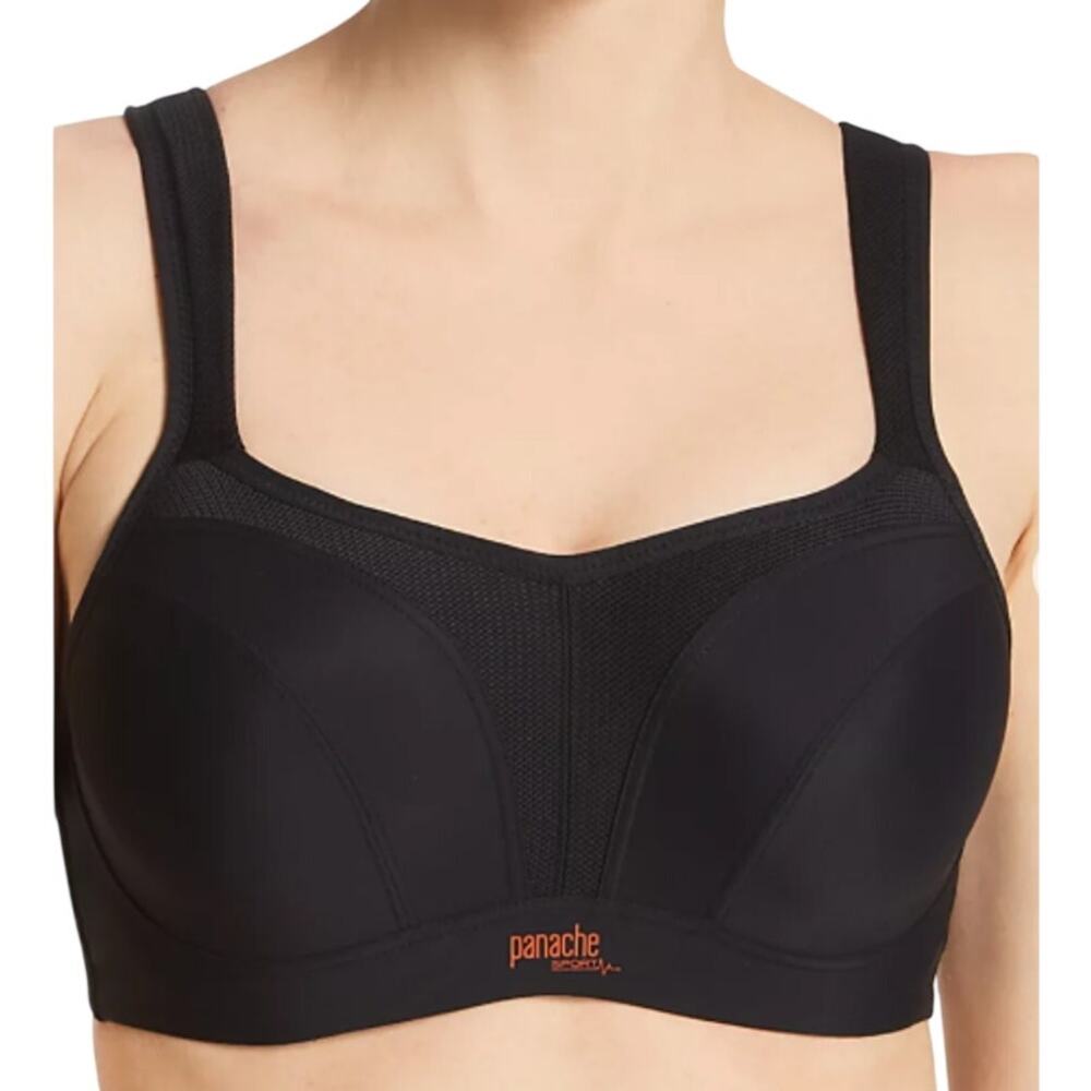 Panache 5021A Underwire Sports Bra Black 34E